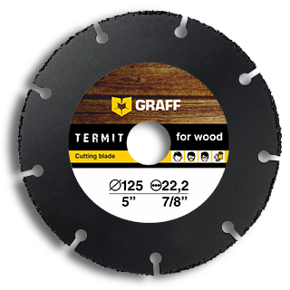 Angle grinder blade for wood GRAFF Termit 125 mm